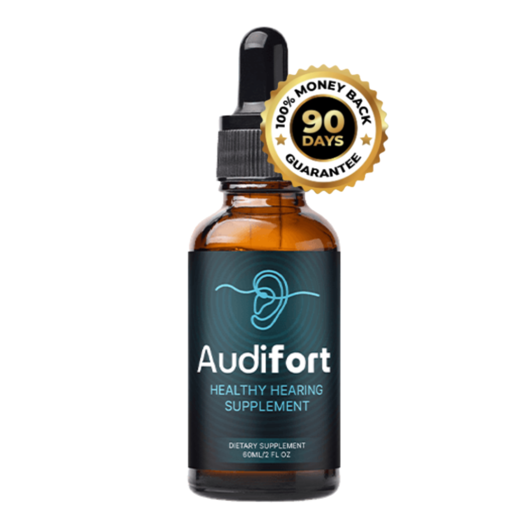 Audifort – Product Image with 90-Day Guarantee Seal